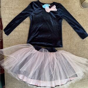 Little Mass Velvet and Tulle outfit, size 3T - new with tags
